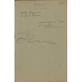 Drainage at Inglis Street, Seatoun - City Engineer; Frederick de Jersey Clere