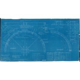80 Ton Steam Floating Crane, Detail of Circular Pathway and Rack