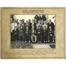 Lions International, District 202B Cabinet Officers, 1974-75