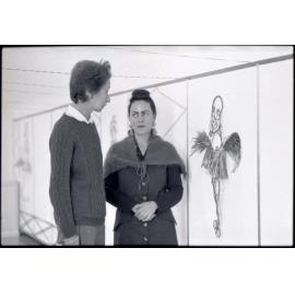 Artists, Jacquie Baxter (J C Sturm) and Jacqui Fraser, City Art Gallery