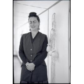 Artists, Jacquie Baxter (J C Sturm) and Jacqui Fraser, City Art Gallery