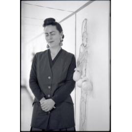 Artists, Jacquie Baxter (J C Sturm) and Jacqui Fraser, City Art Gallery