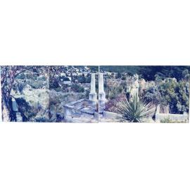 Karori Cemetery, Panorama, looking A-JC1 towards A-OR, 17 January 1989