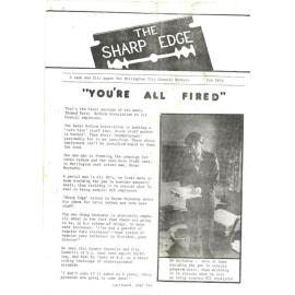 The Sharp Edge, A rank and file paper for Wellington City Council Workers, February 1979