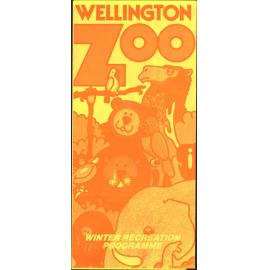 Wellington Zoo pamphlet for winter recreation programme