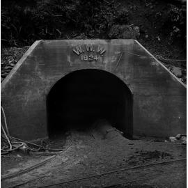 Wellington Water Works pipe opening