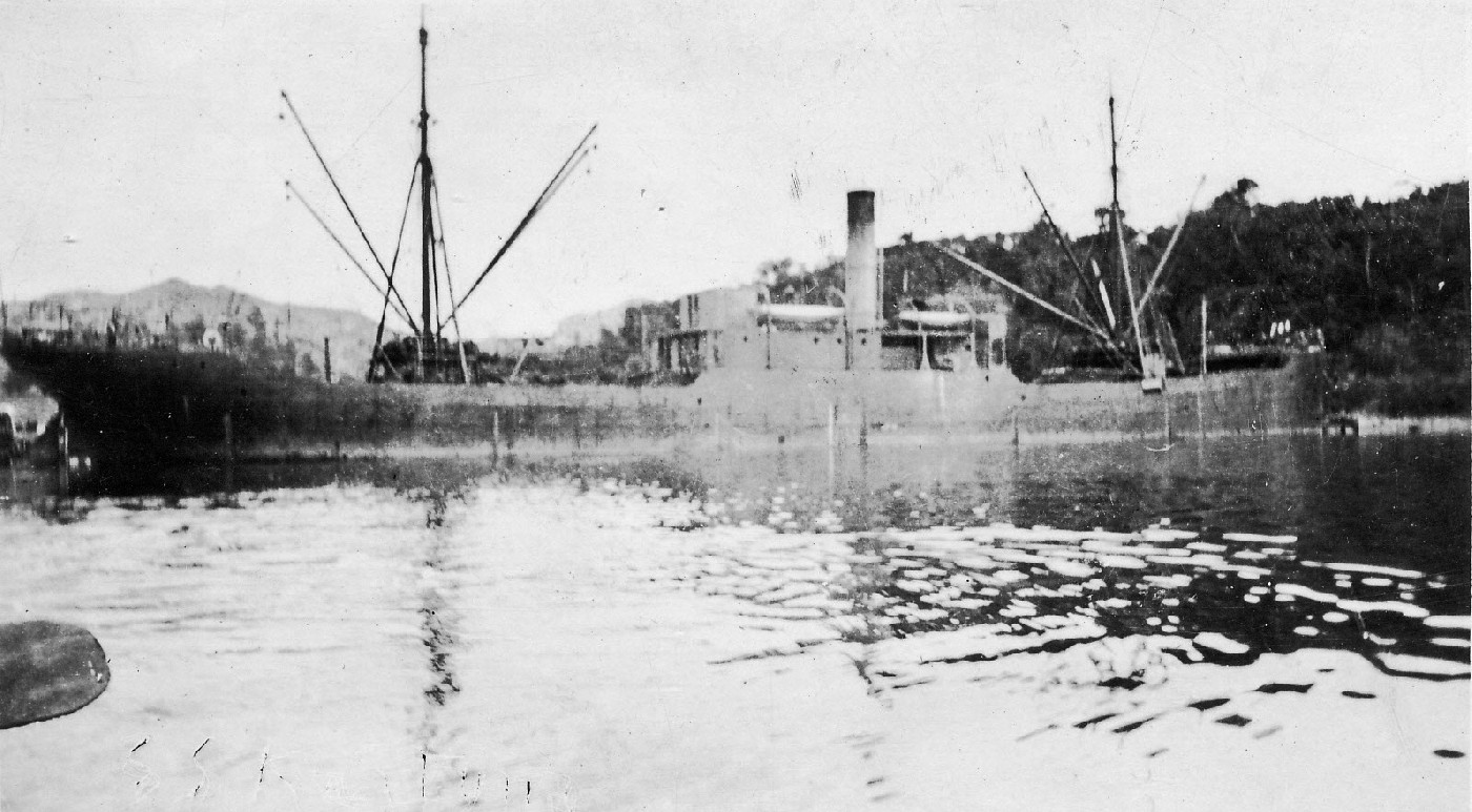 Kaituna I at Rawene 1921, NZ Ship and Marine Society.