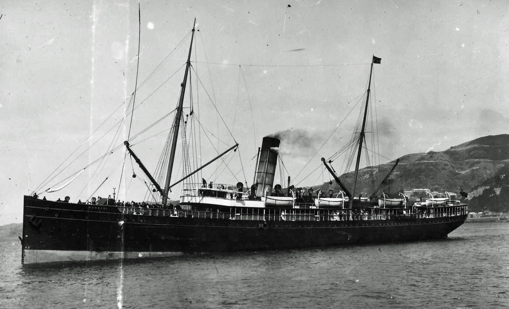 Monowai 1890-1926, New Zealand Ship and Marine Society.