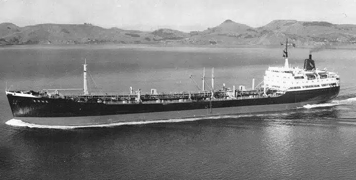 Image used with permission from Maritime Radio (27 July 2026). STS Erne departing Port Chalmers, Dunedin